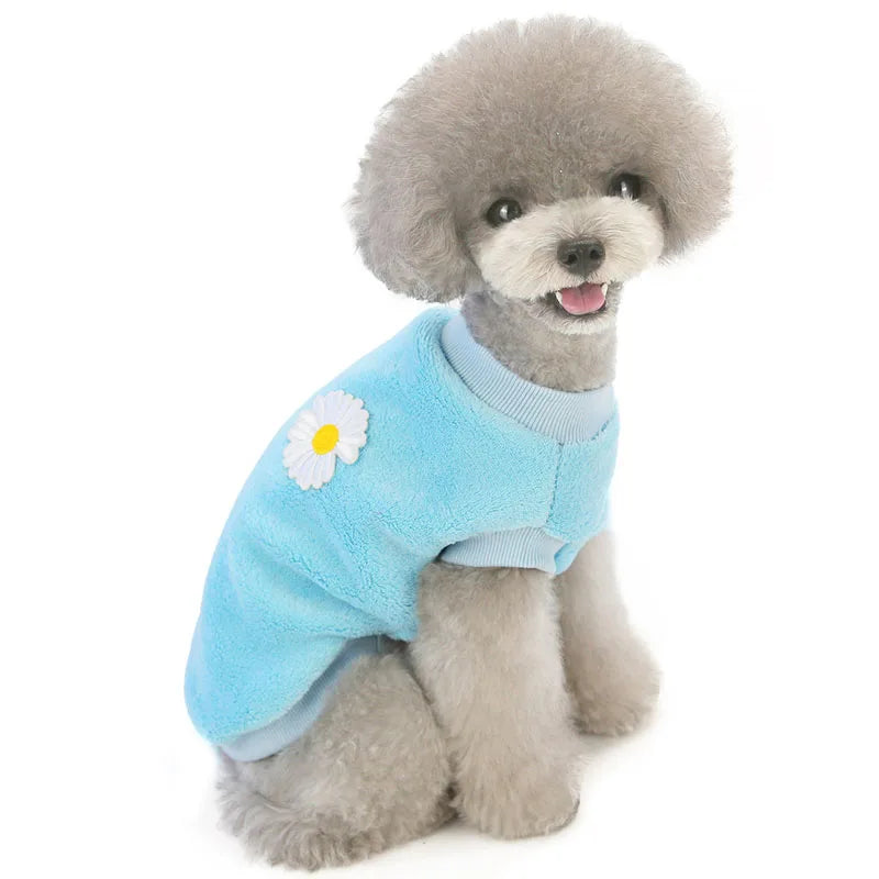 Dog Clothes Winter Fleece Warm Hoodies Clothes For Small Medium Dogs Dachshund Outfits Pet Pullover Coat Puppy Sweatshirt Suits