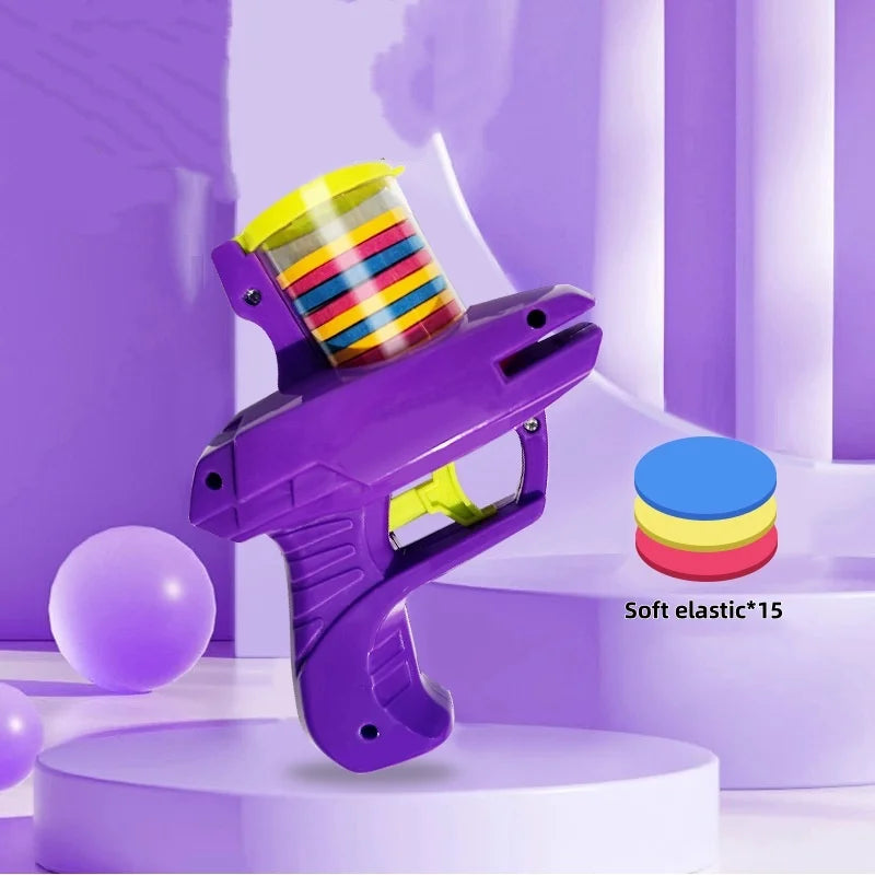 Turnip Launcher Cat Toy | Foam Flying Disc Interactive Pet Toy
