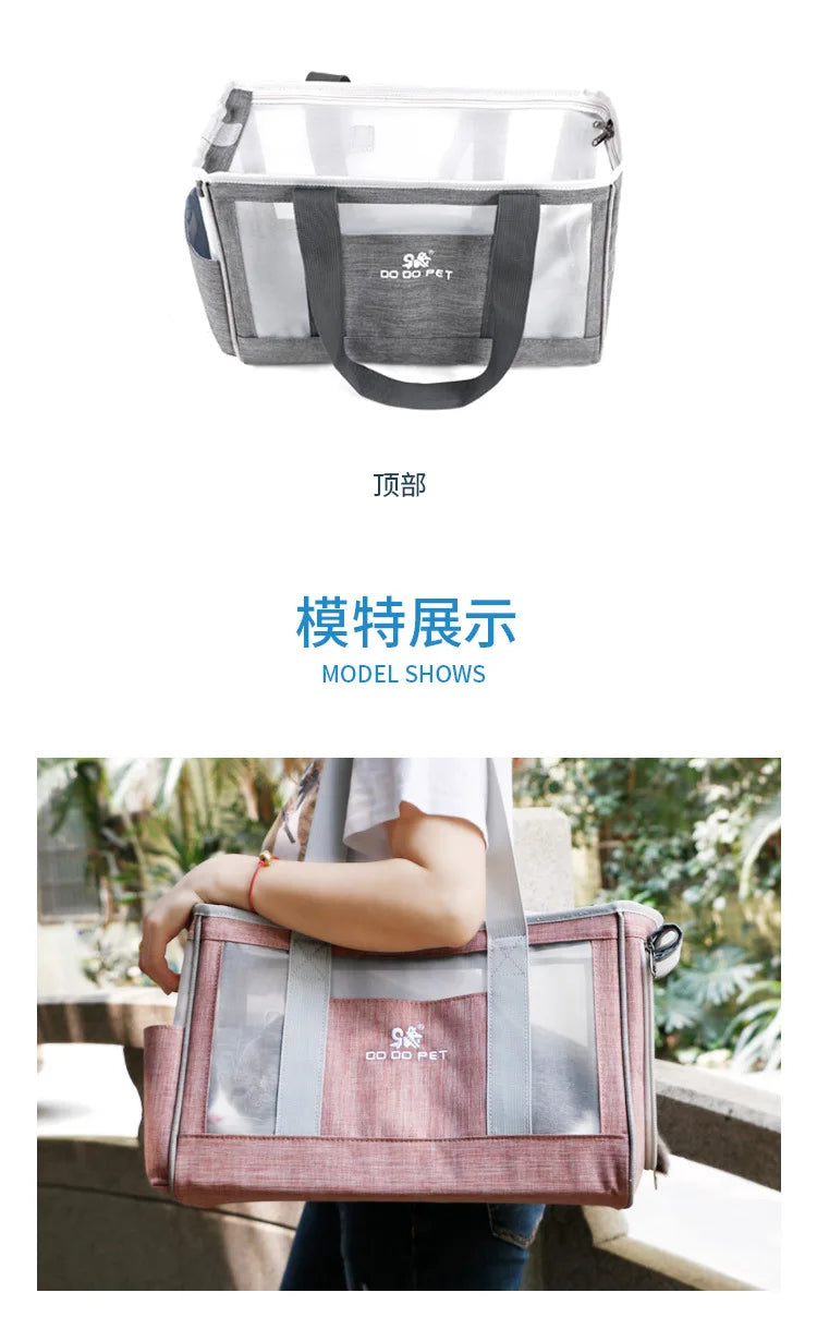 DODOPET Pet Out Carrying Bag Portable Dog Summer Breathable Backpack Puppy Pet Bag Cat Bag Hand Carry
