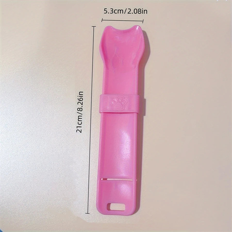 Cat Lickable Treat Squeeze Spoon | Liquid Snack Feeder for Cats