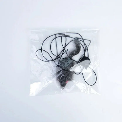 Hanging Door Mouse Cat Toy | Retractable Self-Play Interactive Scratch Rope