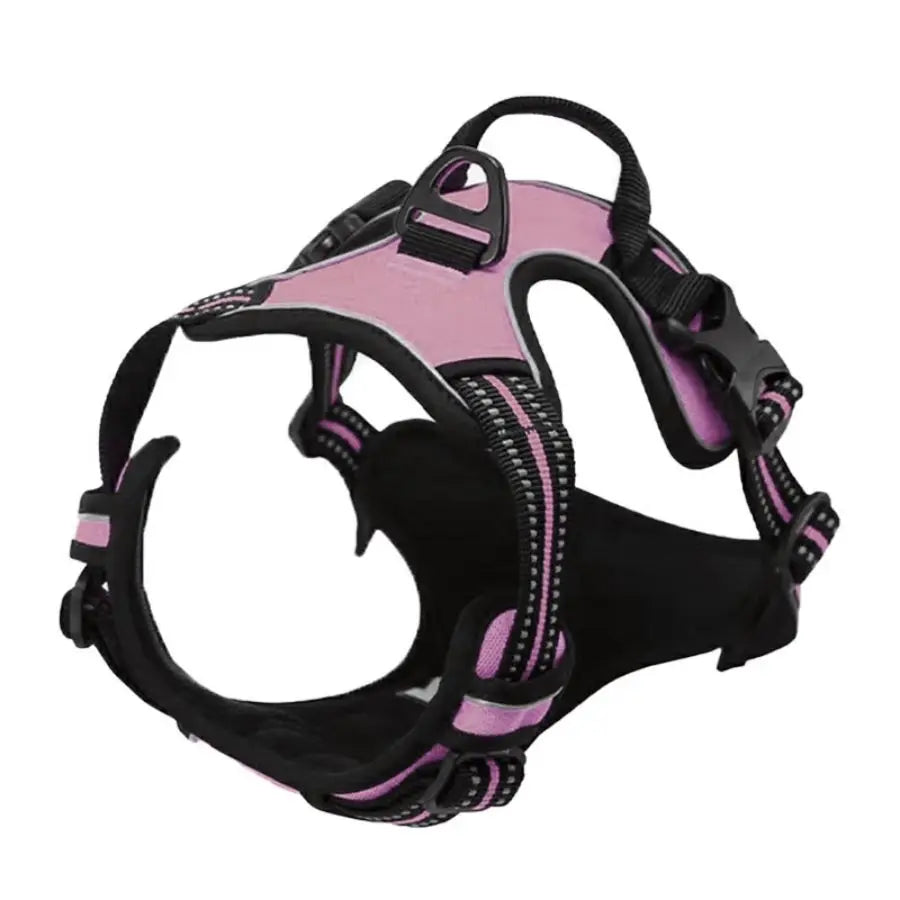 No Pull Dog Harness | Front Clip Heavy Duty Reflective | Easy Control Handle