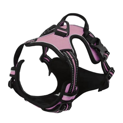 No Pull Dog Harness | Front Clip Heavy Duty Reflective | Easy Control Handle