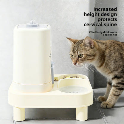 Automatic Pet Feeder &amp; Water Fountain | Food Dispenser for Cats &amp; Dogs