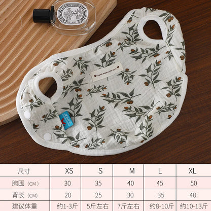 Adorable Dog Clothes for Small Breeds Autumn Anti-Dirt Anti-Hair Shedding Button Vest Teddy Bichon Cute Autumn Outfit Pet Sup...