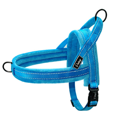 No Pull Dog Harness Warm Nylon Dog Harness Reflective Pet Vest Padded Strap Harnesses For Small Medium Large Dogs Pitbull Buldog