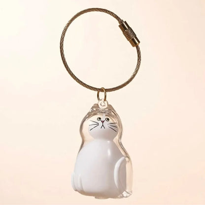 Pet Hair Memorial Resin Keychain