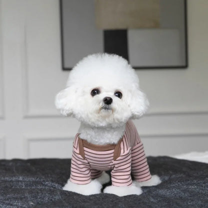 Winter Warm Four-Legged Dog &amp; Cat Bodysuit – Cozy Indoor &amp; Outdoor Pet Pajamas
