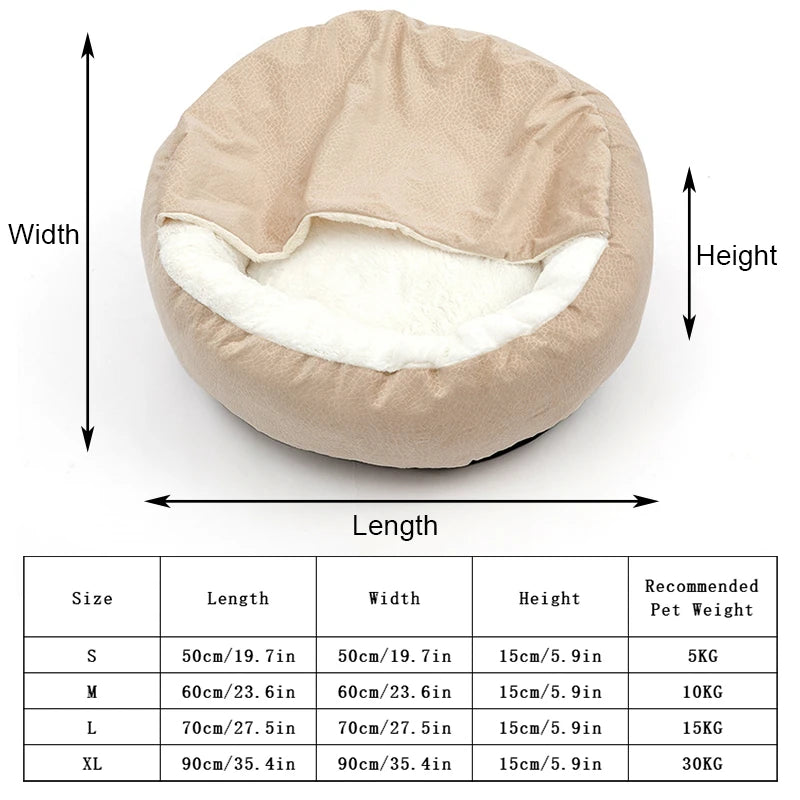 Orthopedic Indoor Pet Sofa Bed | Warm Cushion Kennel for Dogs & Cats