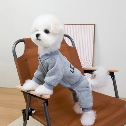 Warm Dog Jumpsuit &amp; Sweatshirt | Polyester Pet Clothes for Small Dogs &amp; Cats