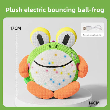 Electric Bouncing Ball Dog Toy | Sound Making, Bite Resistant Puppy Molar Toy