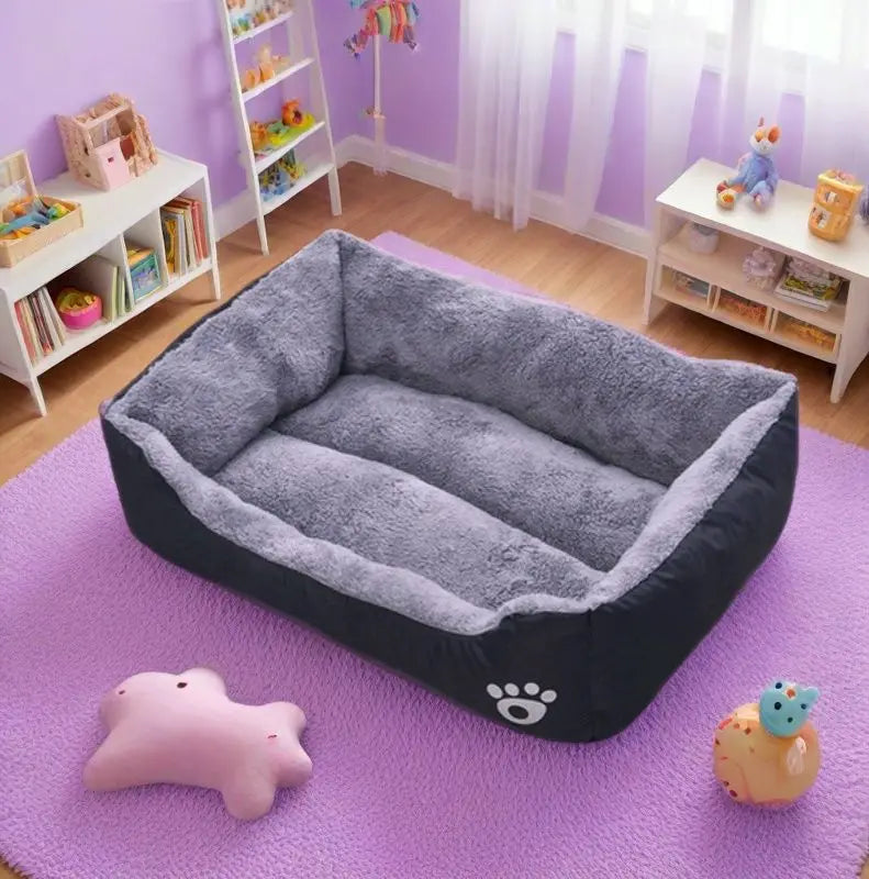 Plush Non-Slip Dog Sleeping Mat | Bite-Resistant Coral Fleece for Small, Medium & Large Dogs