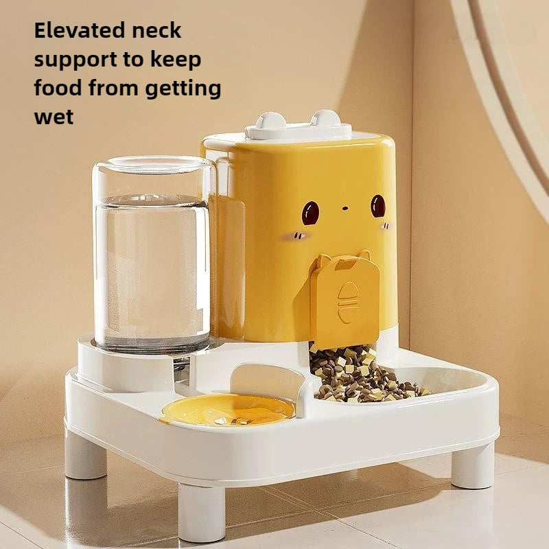 Automatic Pet Feeder & Water Fountain | Food Dispenser for Cats & Dogs