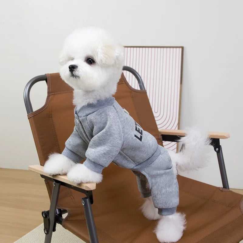 Dog Clothes Cotton Soft Overalls for Dogs Winter Puppy Jumpsuit Warm Coat Chihuahua Bichon French Bulldog Costumes Pet Clothing