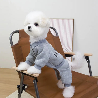 Dog Clothes Cotton Soft Overalls for Dogs Winter Puppy Jumpsuit Warm Coat Chihuahua Bichon French Bulldog Costumes Pet Clothing