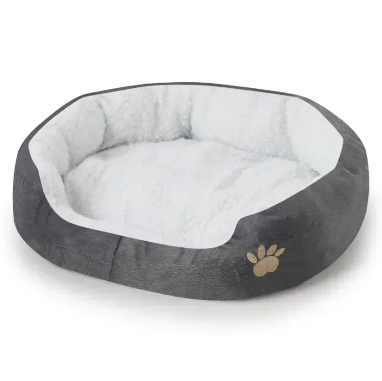 Plush Cashmere Pet Bed Sofa Lounger for Dogs & Cats