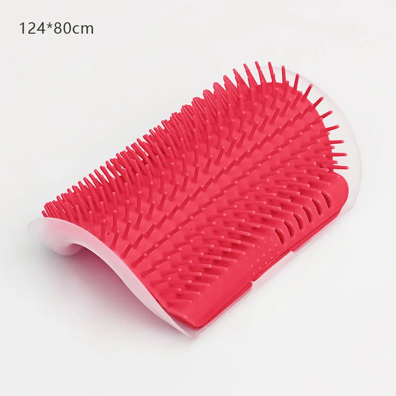 Cat Wall Corner Grooming Brush | Self-Massage & Hair Removal Comb for Cats