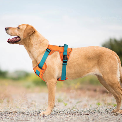 No Pull Dog Harness | Nylon Reflective Vest | Easy Control Handle | Small Medium Large Dogs