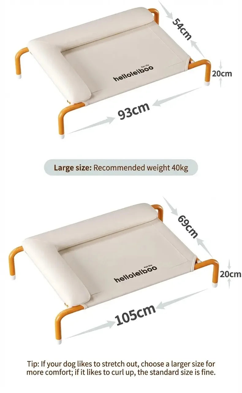 All-Season Dog Camping Bed | Washable & Elevated