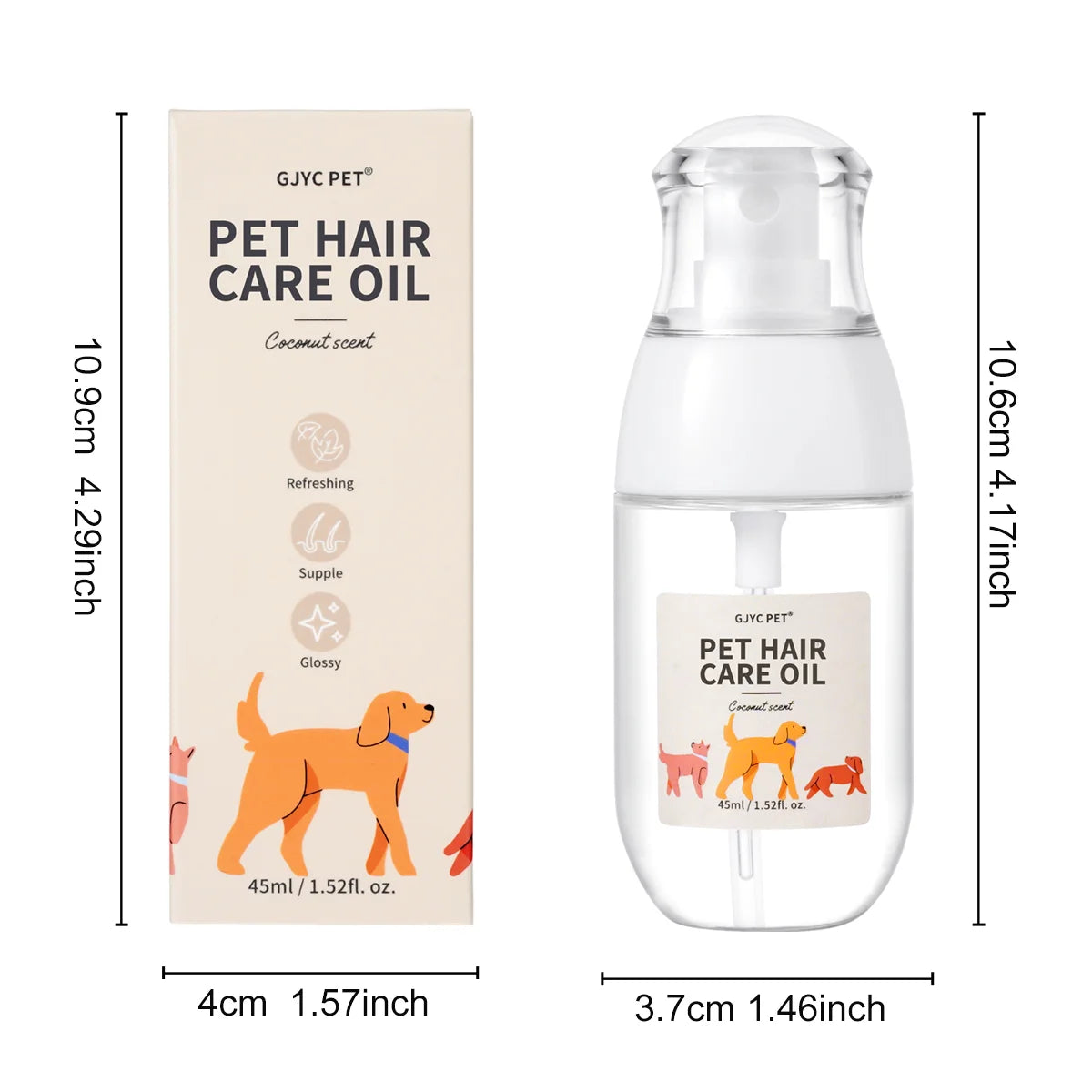 Premium Pet Hair Essential Oil Spray