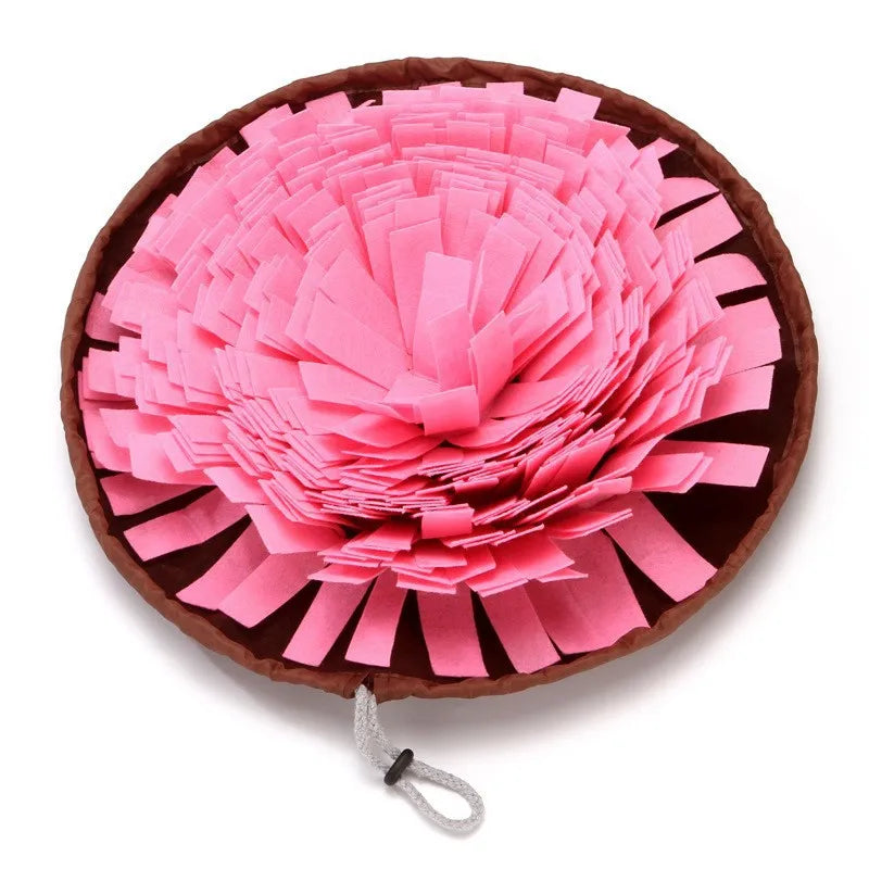 Pet Snuffle Mat for Dogs, Interactive Feed Game for Boredom, Encourages Natural Foraging Skills for Cats Dogs Bowl Travel Use