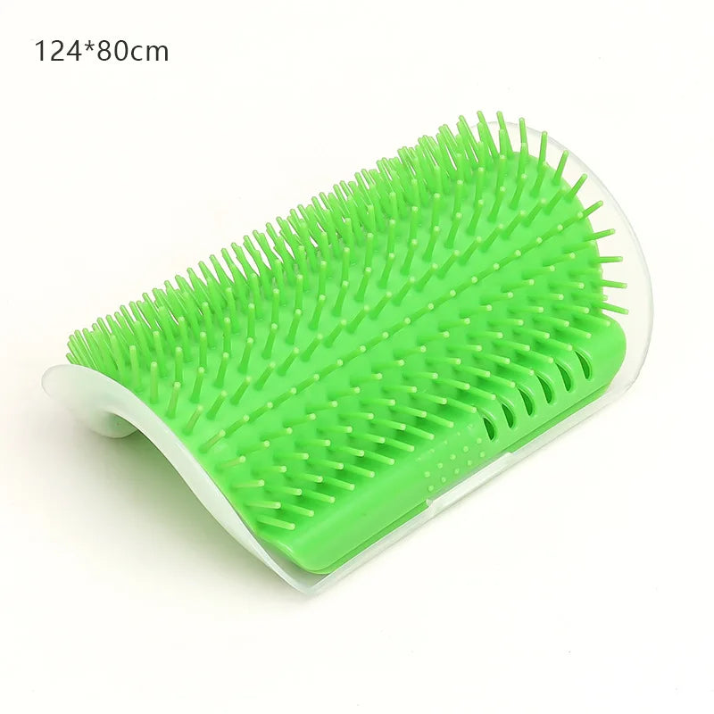 Cat Wall Corner Grooming Brush | Self-Massage &amp; Hair Removal Comb for Cats