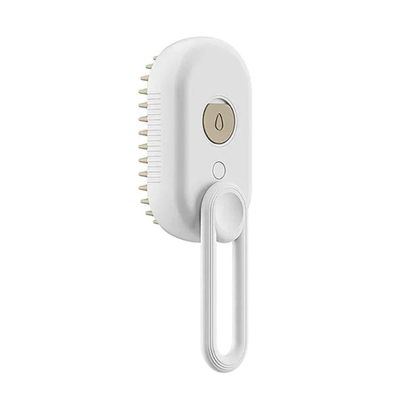 3-in-1 Pet Steam Brush | Spray, Massage &amp; Grooming Comb for Cats &amp; Dogs