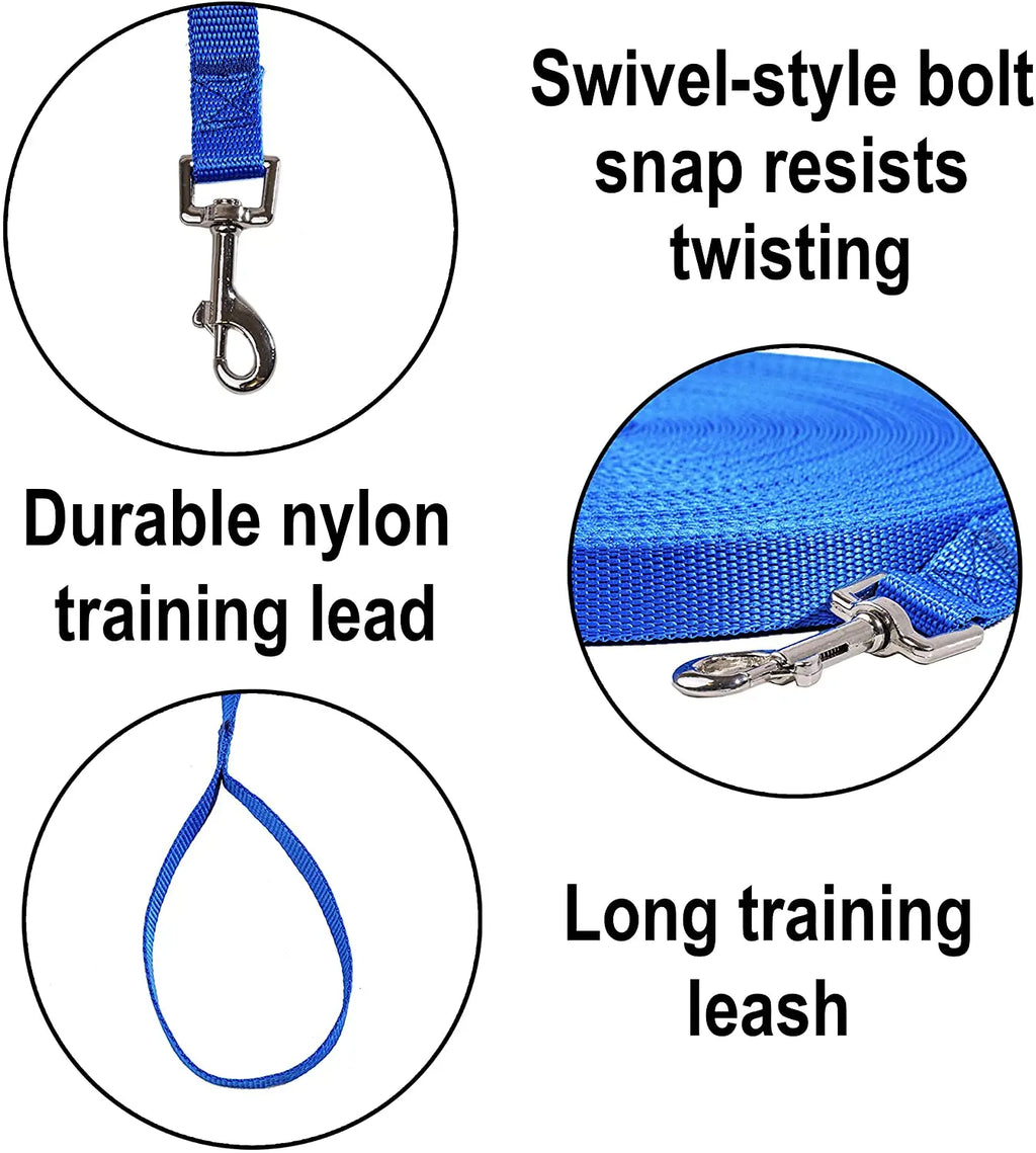 Premium Dog Training Leash – Long Recall Lead for Obedience, Agility & Outdoor Play