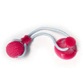 Interactive Suction Cup Dog Chew Toy — TPR Ball with Elastic Rope for Teeth Cleaning