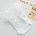 White Bottoming Shirt for Dogs & Cats | Spring Autumn Pet Clothes