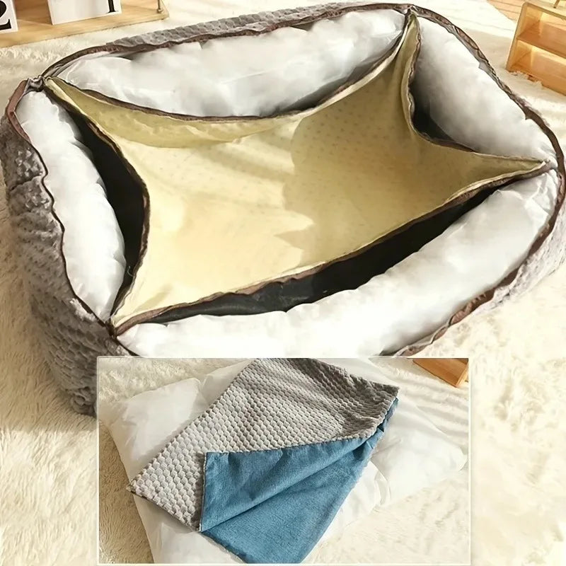 Petdashian Custom Waterproof Dog Kennel Bed | Washable Sofa Pad