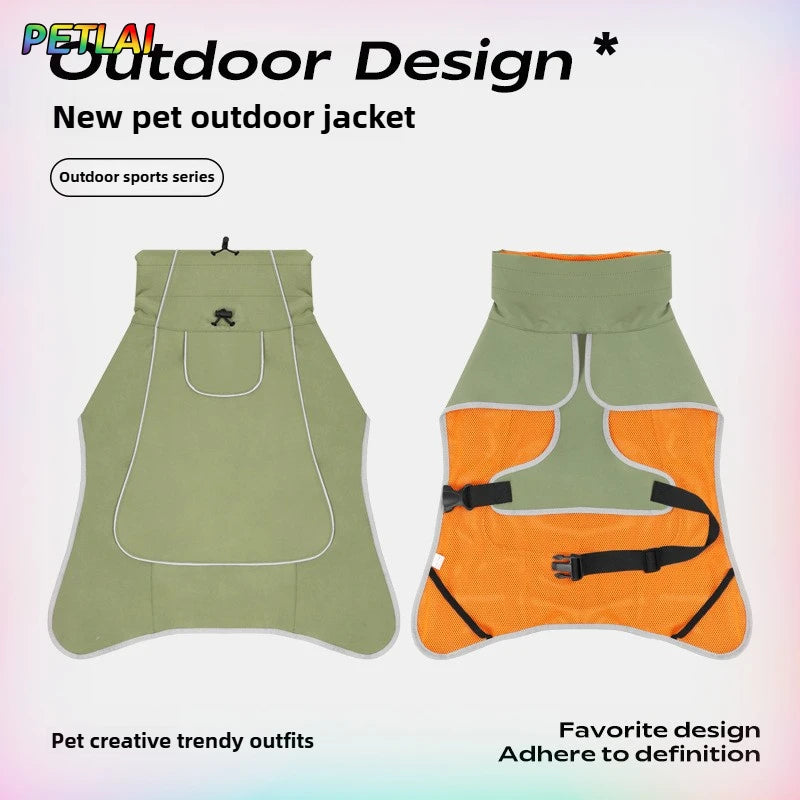 Waterproof Dog Rain Jacket & Windbreaker Coat