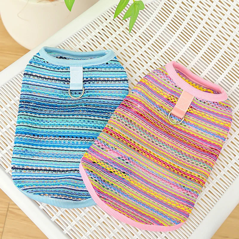 Casual Summer Dog & Cat T-Shirt Vest – Soft Breathable Puppy Costume