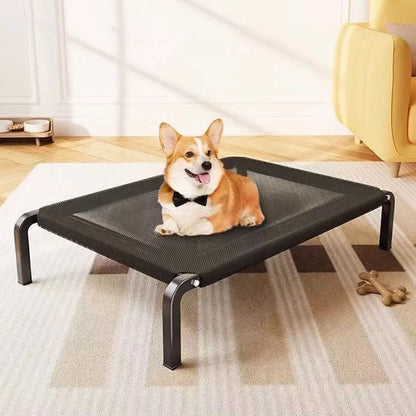 For Outdoor Home Use Elevated Big Dog Bed Summer Dog Nest Convenient Carry Moisture Proof Non-Slip Large Cat Bed Durable