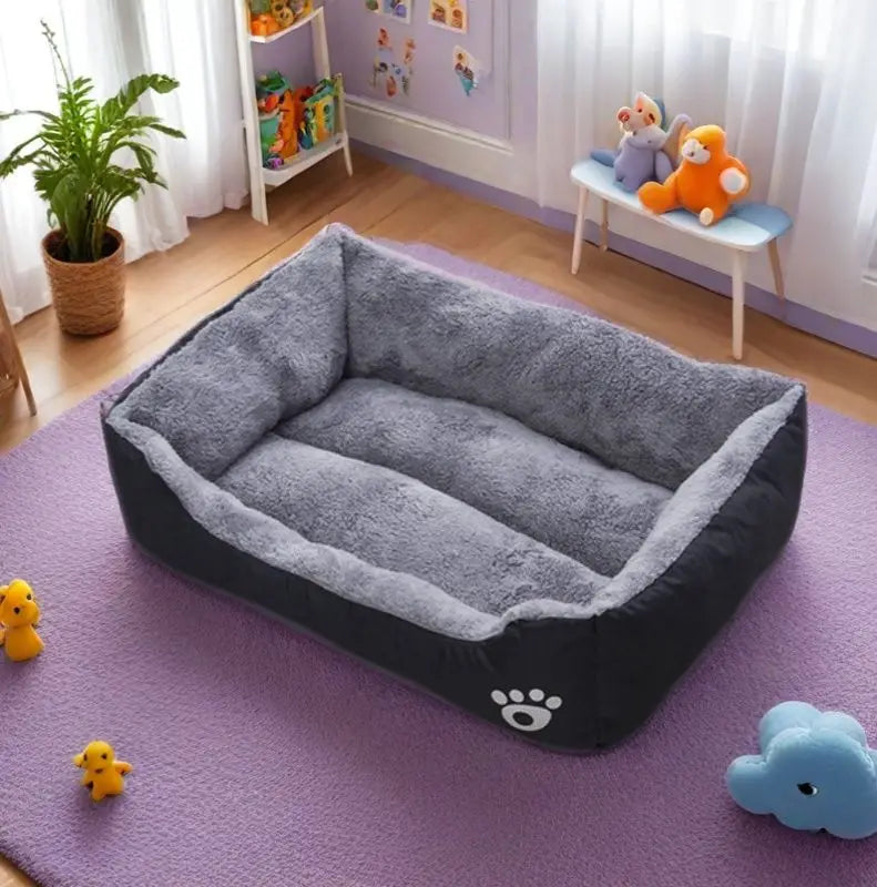 Plush Non-Slip Dog Sleeping Mat | Bite-Resistant Coral Fleece for Small, Medium & Large Dogs