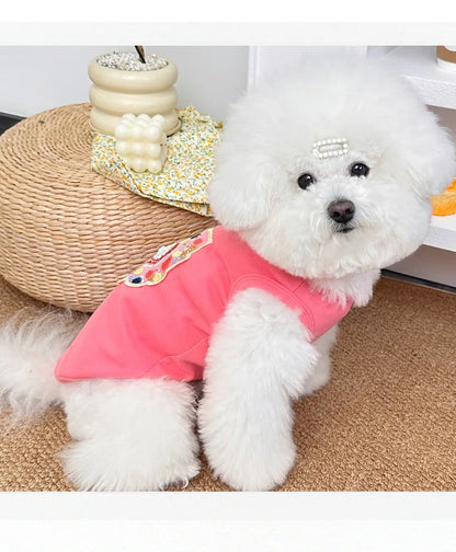 Dog Clothes Chinese Chi-pao Clothes for Small Dog French Bulldog Sweatshirt Pet Dogs Cats Jacket Coat Classic Chihuahua Clothes