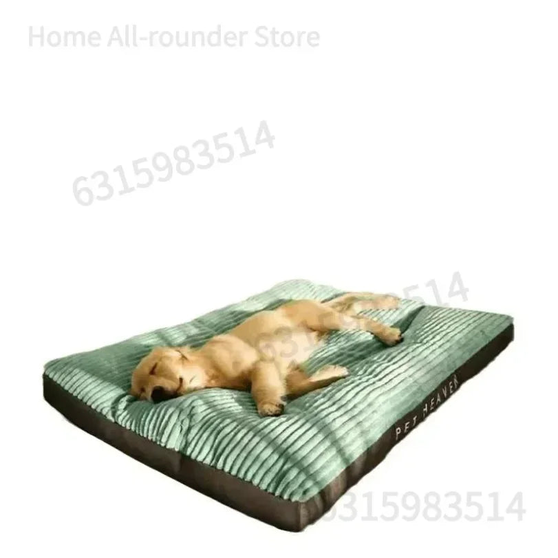 Corduroy Dog Sofa Bed | Plush, Washable & Detachable