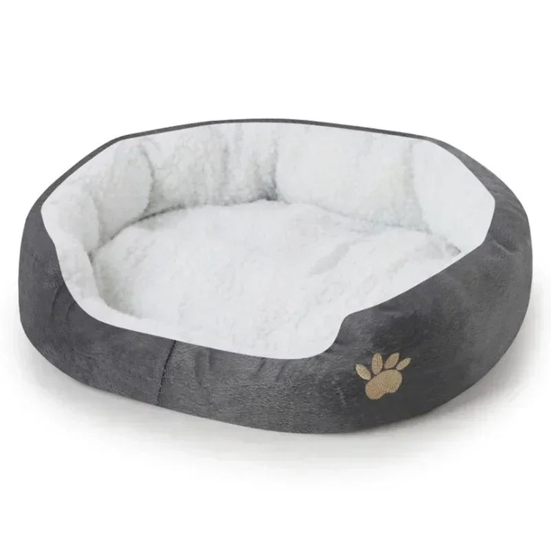 Plush Cashmere Pet Bed Sofa Lounger for Dogs & Cats