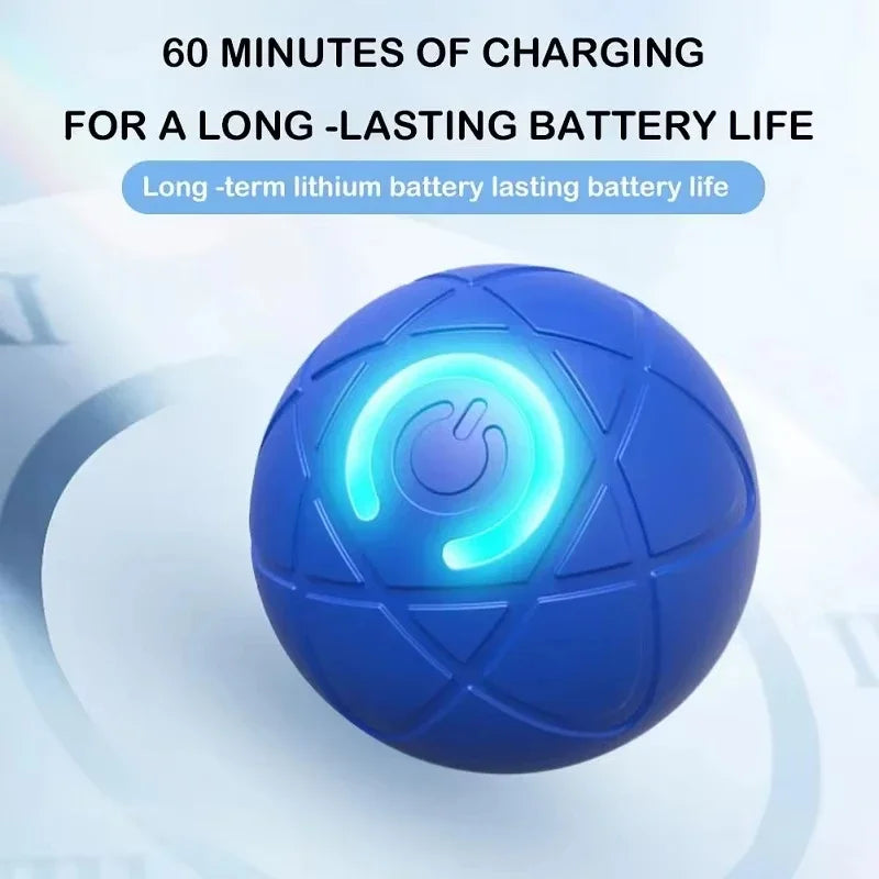 Automatic Jumping Pet Toy Ball – Interactive Rubber Ball for Cats & Dogs