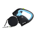 Dual Dog Retractable Leash | Portable Rotating Double-End Walking Lead for 2 Dogs