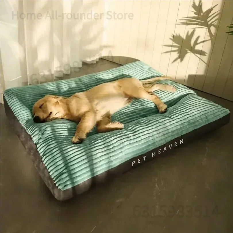 Corduroy Dog Sofa Bed | Plush, Washable & Detachable