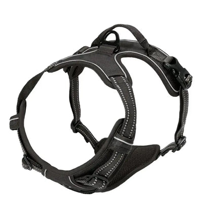 No Pull Dog Harness | Front Clip Heavy Duty Reflective | Easy Control Handle