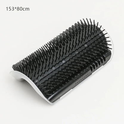 Cat Wall Corner Grooming Brush | Self-Massage &amp; Hair Removal Comb for Cats
