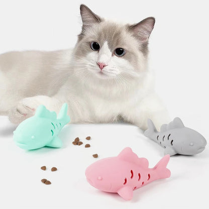 Simulated Fish Cat Chew Toy | Food Leakage Teeth Grinding Bite-Resistant Kitten Toy
