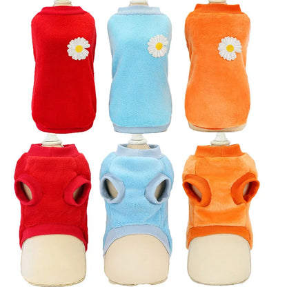 Dog Clothes Winter Fleece Warm Hoodies Clothes For Small Medium Dogs Dachshund Outfits Pet Pullover Coat Puppy Sweatshirt Suits