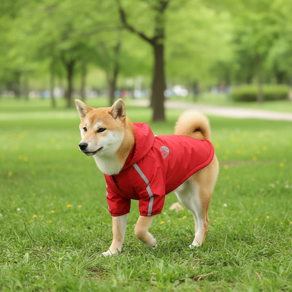 Waterproof Reflective Hoodie Jacket for Dogs & Cats