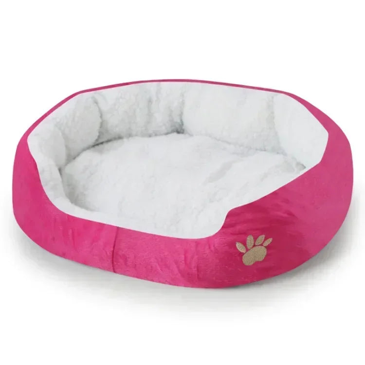 Plush Cashmere Pet Bed Sofa Lounger for Dogs & Cats