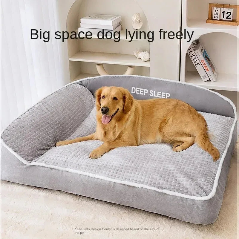 Petdashian Winter Warm Dog Sofa Bed | Plush Cushion for Small to Large Dogs