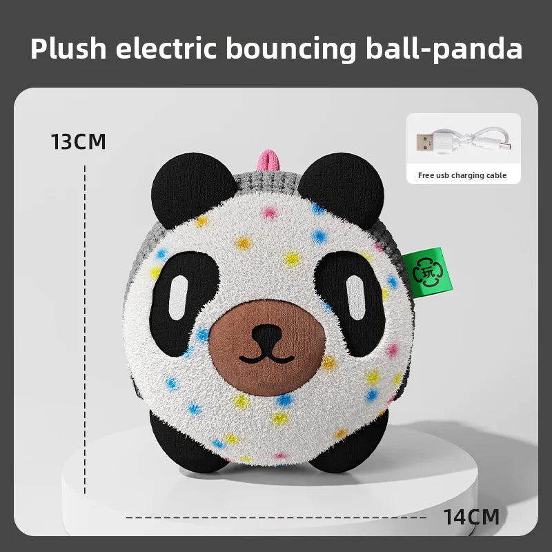 Electric Bouncing Ball Dog Toy | Sound Making, Bite Resistant Puppy Molar Toy