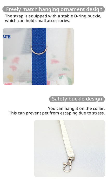 Pet Carrier Backpack, Breathable Travel Backpack for Small Dog Cat, Outdoor Comfort Carrier